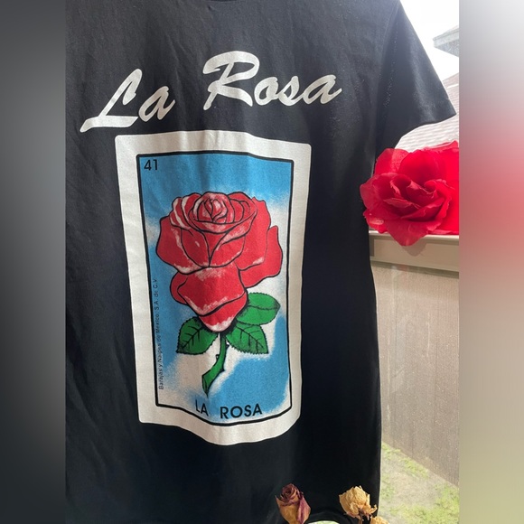 La Rosa loteria mexican bingo graphic tee - Picture 11 of 11